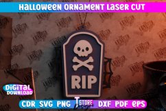Halloween Ornament Laser Cut Bundle | Halloween Laser Cut Product Image 6