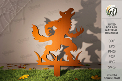 Halloween outdoor Shadow Decors Bundle laser Cut Product Image 12