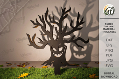 Halloween outdoor Shadow Decors Bundle laser Cut Product Image 9