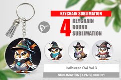 Keychain Halloween Owl Product Image 1