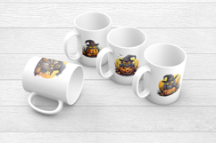 Cute Halloween owl Clipart Bundle - 10 transparent PNGs Product Image 2