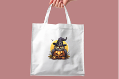 Cute Halloween owl Clipart Bundle - 10 transparent PNGs Product Image 8