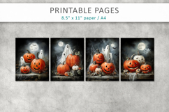 halloween junk journal, textured halloween paper Product Image 2