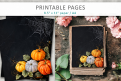 halloween junk journal, halloween paper Product Image 1