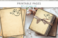 halloween junk journal, vintage halloween papers Product Image 1