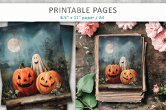 halloween junk journal, halloween paper Product Image 3