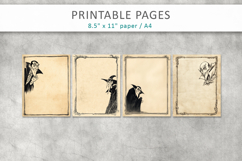 halloween junk journal, dracula printable Product Image 2