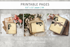 halloween junk journal, dracula printable Product Image 8