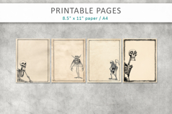 halloween junk journal, printable halloween pages Product Image 2