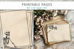 halloween junk journal, printable halloween pages Product Image 5