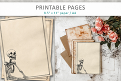 halloween junk journal, printable halloween pages Product Image 6