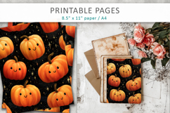 halloween junk journal, halloween backgrounds Product Image 6