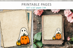 halloween junk journal, halloween scrapbook paper Product Image 3