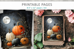 halloween illustrations, textured halloween paper Product Image 3