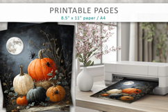halloween illustrations, textured halloween paper Product Image 4