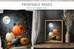 halloween illustrations, textured halloween paper Product Image 7