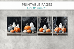 halloween illustrations, junk journal pages Product Image 2