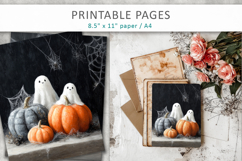 halloween illustrations, junk journal pages Product Image 5