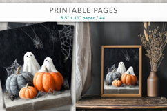 halloween illustrations, junk journal pages Product Image 6