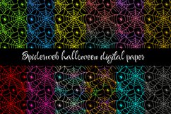 Spiderweb Halloween digital paper, Halloween sublimation Product Image 1
