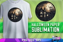 Halloween Paper Sublimation | PNG 300 DPI Design | T-Shirt Product Image 1