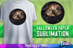 Halloween Paper Sublimation | PNG 300 DPI Design | T-Shirt Product Image 1