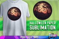 Halloween Paper Sublimation | PNG 300 DPI Design | T-Shirt Product Image 8