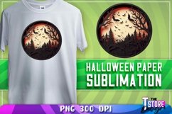 Halloween Paper Sublimation | PNG 300 DPI Design | T-Shirt Product Image 9