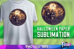 Halloween Paper Sublimation | PNG 300 DPI Design | T-Shirt Product Image 12