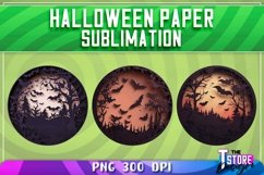 Halloween Paper Sublimation | PNG 300 DPI Design | T-Shirt Product Image 2