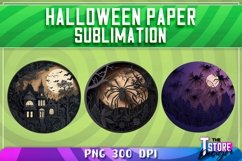 Halloween Paper Sublimation | PNG 300 DPI Design | T-Shirt Product Image 5