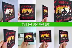 Halloween Pumpkin Confetti Shaker Card |Halloween Paper Cut Product Image 12