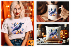 halloween pastel crow pumpkin png, pastel crow halloween clipart, crow with pumpkin art, kawaii halloween bird, pastel spooky crow design, halloween pumpkin bird printable, crow and pumpkin pastel png, pastel halloween animal clipart, cute pastel crow hal