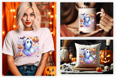 halloween pastel ghost with pumpkins png, pastel ghost clipart halloween, kawaii ghost pumpkin art, pastel spooky ghost printable, ghost and pumpkins pastel png, pastel halloween ghost décor, cute ghost pumpkin design pastel, pastel halloween ghost art, p