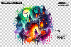 : pastel haunted castle png, halloween pastel castle, cute haunted castle clipart, kawaii halloween castle, pastel spooky castle, haunted castle sublimation, pastel halloween printable, halloween pastel house, pastel haunted building png, spooky pastel ca