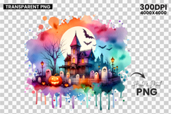 pastel haunted mansion png, halloween pastel mansion, cute haunted house clipart, kawaii halloween mansion, pastel spooky mansion, haunted mansion sublimation, pastel halloween printable, haunted house pastel art, pastel gothic mansion png, halloween cute