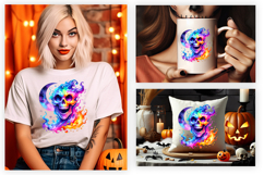 pastel moon skull png, halloween pastel skull, moon and skull clipart, kawaii moon skull halloween, pastel spooky moon skull, crescent moon skull pastel, pastel gothic halloween, halloween skull printable, pastel moon skull art, cute pastel skull moon png