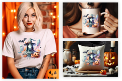  halloween pastel witch girl ghost pumpkin png, pastel witch ghost clipart, kawaii witch ghost pumpkin, pastel spooky witch girl art, ghost and witch pastel printable, pumpkin witch pastel png, pastel halloween combo design, witch and ghost pastel art, cu