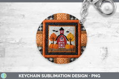 GorgeousHalloween Patchwork Keychain design.