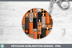 GorgeousHalloween Patchwork Keychain design.