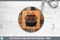GorgeousHalloween Patchwork Keychain design.