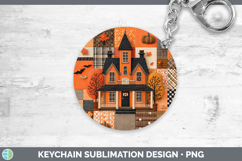 GorgeousHalloween Patchwork Keychain design.