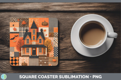 GorgeousHalloween Patchwork Square Coaster design.