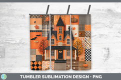 GorgeousHalloween Patchwork Tumbler design.