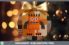 GorgeousHalloween Patchwork Ornament design.