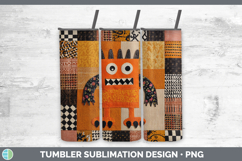 GorgeousHalloween Patchwork Tumbler design.