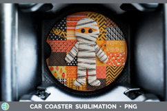 GorgeousHalloween Patchwork Car Coaster design.
