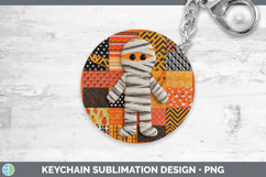 GorgeousHalloween Patchwork Keychain design.