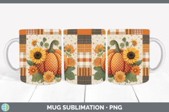 GorgeousHalloween Patchwork Mug Wrap design.