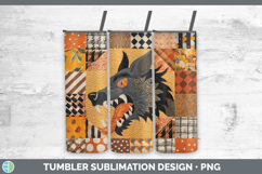 GorgeousHalloween Patchwork Tumbler design.